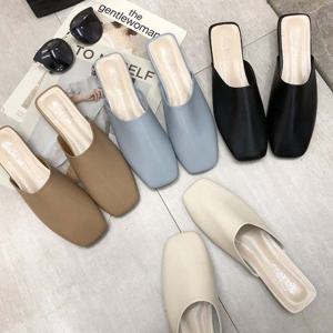 여자 블로퍼뮬 봄패션 캐주얼 데일리 슈즈 패션화