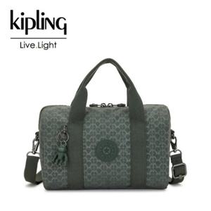 [키플링]토트백 비나 M 사인 그린 엠브 KNCBT18 SGRE-잠실점