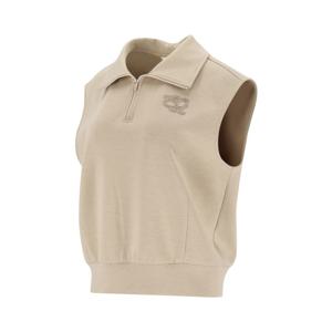 [엘르골프]25년 봄 여성 로고 자수 포인트 반집업 베스트 [6L25701]