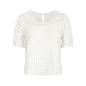 [제이제이 지고트]리본 트리밍 펀칭 블라우스GN6A0BL33