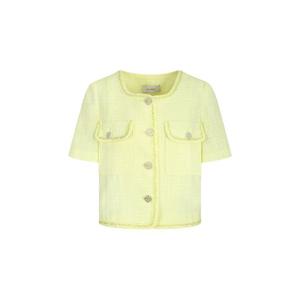 [제이제이 지고트]메탈 브레이드 크롭 트위드 재킷GN6A0JKR4