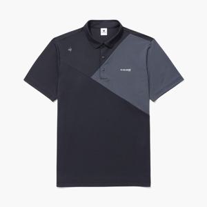 [르꼬끄골프] [온라인전용] 남성 컬러 블럭 폴로 티셔츠 (GQ221MTS59)