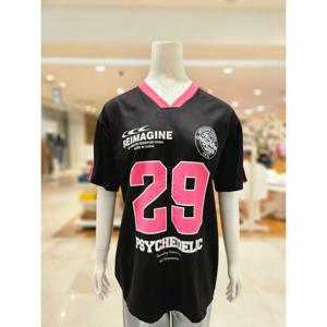 [르니앤맥코이] V넥 프린트 반팔 티셔츠 MM04TS550FJZ