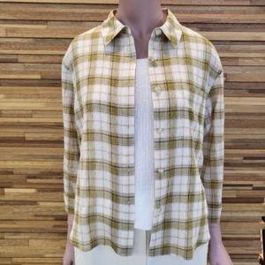 올앤선드리 M백화점 체크쿨 블라우스 A5B3B477