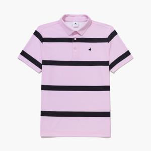 [르꼬끄골프] 남성 스트라이프 PQ 티셔츠 (GQ221MTS42)