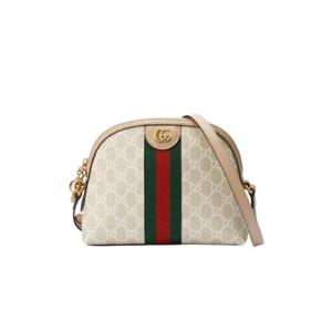 구찌 오피디아 GG 스몰 숄더백 베이지 화이트 캔버스 499621-UULAG-9682