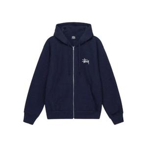 스투시 베이직 스투시 후드 집업 네이비 2022 1974762M