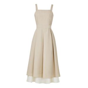 FOCUS  플레어 레이어드 뷔스티에 원피스 PBVFF5M1OP3391