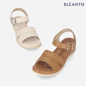 엘칸토  (LCWW36U426) 여성 쿠셔닝 데일리 샌들 4.5cm
