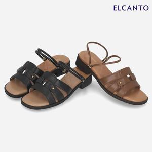 엘칸토  (LCWW25U426) 여성 양가죽 투웨이 컴포트 샌들 2cm