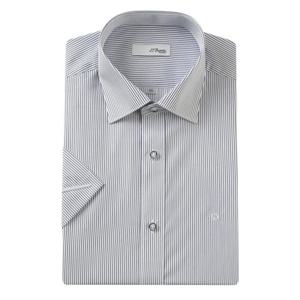 (듀퐁)25년 SS 신상 -SE5MM21HS310SNY(네이비)- 슬림핏 면100 핀스트라이프 반팔셔츠