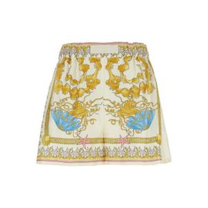 Versace 바로코 프린트 엘라스틱 웨이스트밴드 쇼츠 10204161A14746 5K640 TP941151019