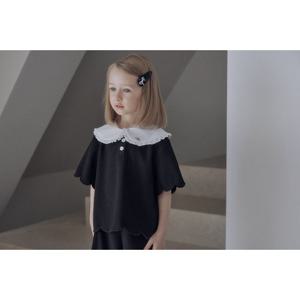 로아앤제인(시어서커)앨리 블라우스RJ25MBL04BK
