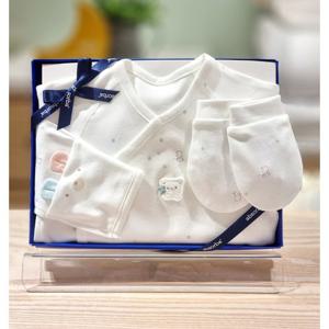 압소바 HK(신생아선물2종)싹싹뱀부 배냇슈트 손싸개세트(25년가을신상) (A2C10112H)