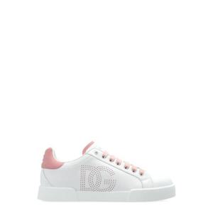 돌체앤가바나 포르토피노 DG 로고 퍼포레이티드 스니커즈 CK2277AV066 87587 TP935880417