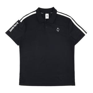 르꼬끄 유니 선데이 레귤러핏 폴로 티셔츠 QQ113TTS32BLK