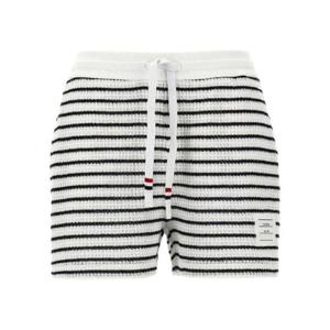 톰 브라운 로고 패치 스트라이프 드로스트링 반바지 FJQ119AJ0188 415 TP934432599