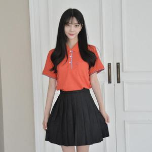 아트박스/교복몰 쿨론 스트레이트 애리T (반팔) 티셔츠