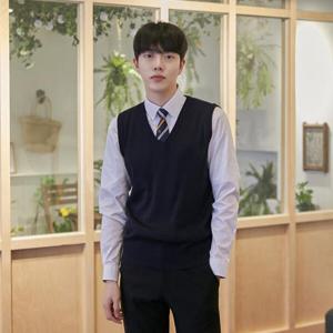 아트박스/두두 교복몰 보풀방지 네이비 교복조끼(남자) 교복 학