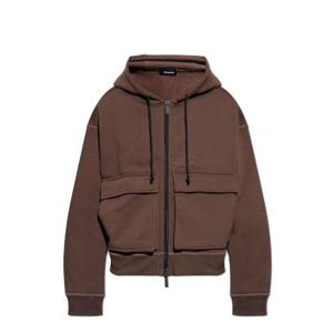 Dsquared2 로고 엠보싱 지퍼 후드 티셔츠 S79HG0017D25007 144 TP943962264