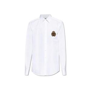 돌체앤가바나 헤럴딕 패치 롱슬리브 셔츠 G5ML1ZGI757 W0800 TP934670101