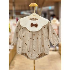 [에뜨와HB]2025년신상품 BE)모리말나염바디수트SET 07S527901 신생아바디수트 여름바디수트