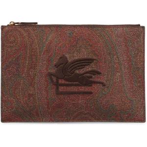 Etro Pegaso 자수 페이즐리 미디엄 파우치 WP2C0013AA001 M0019 TP934728373