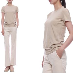 [브루넬로쿠치넬리] 25SS 여성 모닐리 트리밍 반팔티셔츠 (M0T18B0170 C8539 25S)