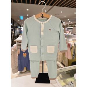 [블루독베이비] 25 FW(민트)롤리팝모달내의(45A7004112) 신생아 출산 백일 선물 조카 유아 아가옷 실내복 (