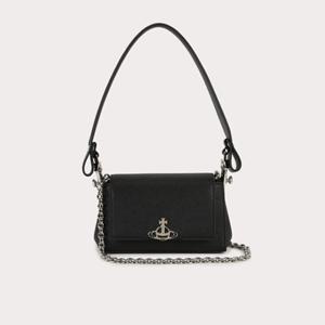 [공식] 비비안웨스트우드 사피아노 플레인 헤이즐 스몰 핸드백 (VPTCBA0012 99)