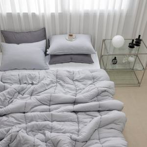 [르헤브] 몽글몽글 소프트 마이크로 차렵이불 베개세트 (Q/퀸)