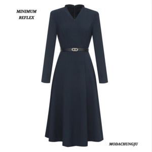 [미니멈]MD 브이넥  A 라인 원피스 MD MYAAWO2280_CJ
