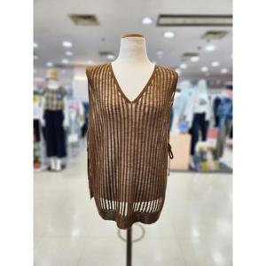 [멜로디가든]멜로디가든 세이브존08 브이넥 니트 조끼 M25M6V104