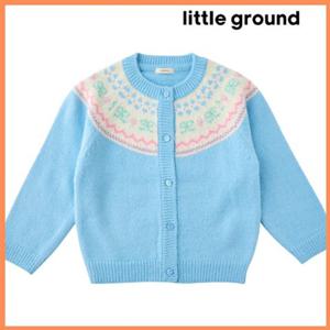 [리틀그라운드8] 룰라비(75A12-200-02)니트배색가디건 아동 여아 상의 가디건 간절기 아우터 데일리 선물