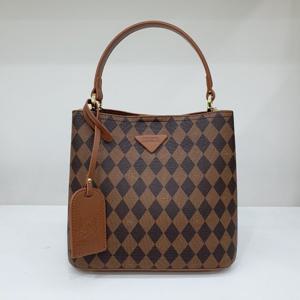 [몽크로스]여성 미니 체크 토트백 크로스백 BR WT68556_SH