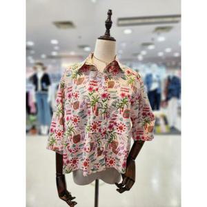 [멜로디가든]멜로디가든 세이브존08 나염 셔츠 M25M5B143 (36706