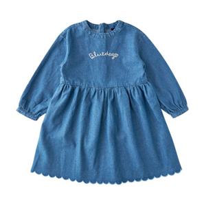 블루독스튜디오 [블루독](DM)레터링데님원피스  FW25가을상품 (25A1540151)