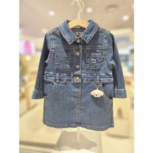 블루독베이비[hu] 25.FW가을신상 NY)블루독데님원피스 45A14-401-01 여아원피스 청치마 청원피스 외출복