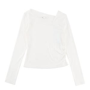 뉴발란스 WOMEN 골지 컷아웃 긴팔티셔츠 NBNDF4W832 64