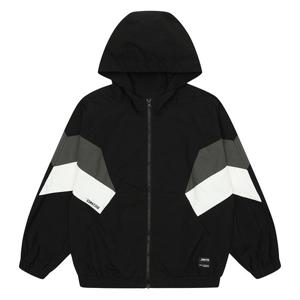 소이 여아 배색 절개 후드 점퍼 23F0102_BK