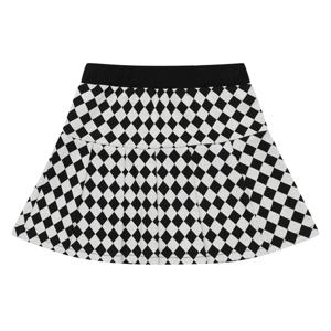 에꼴리에 여아 아가일 자카드 플리츠 스커트 23C5752_BK