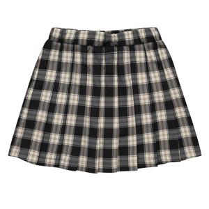 소이 여아 밴딩 체크 플리츠 스커트 23F5851_BK