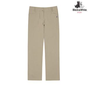 [블랙앤화이트]여성 세미 부츠컷 본딩 팬츠 5904LXSS_BEIGE