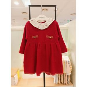 [압소바] (빨강) 25FW 로베르 니트 원피스 (A2745102)