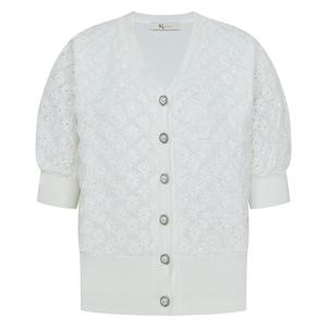 [TAG 99000원][케이엘바이린] 플라워 레이스 브이넥 가디건 KKCDPE0300