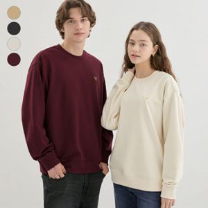 [GUESS]게스진 공용 세미오버핏 미니삼각 맨투맨(MP3K9440)