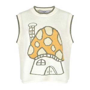 [레코브](레코브) 버섯 니트 베스트(LC31CXKV906X)