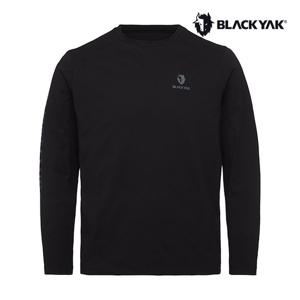 [블랙야크] (BY_1BYRTFU001_BK_) 남성 크루핏 라운드 긴팔티 1 1BYRTFU001_BK