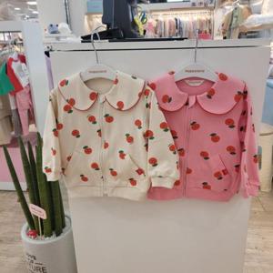 해피랜드 HC09 여아 르뽐므 가디건 집업 HY5536P1