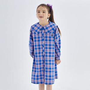 [피터젠슨]피터젠슨 체크 세일러 원피스 PTS11NA51M_BU